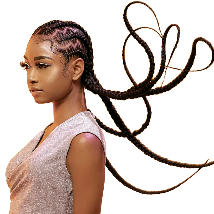 Sensationnel X-Pression African Collection Crochet Braids - 4X PRE STRETCHED BRAID 38" - Image 2