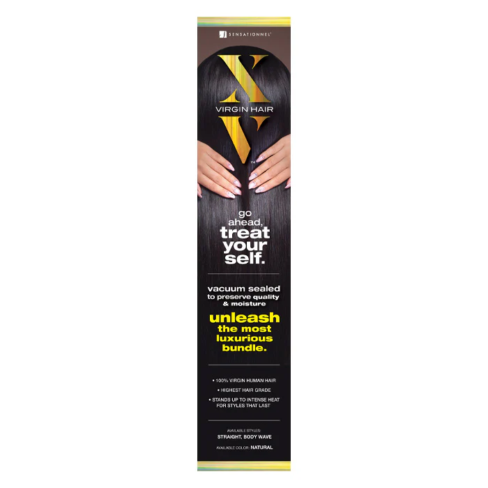 Sensationnel XV 100% Virgin Human Hair Weave - STRAIGHT 10"-22" - Image 4