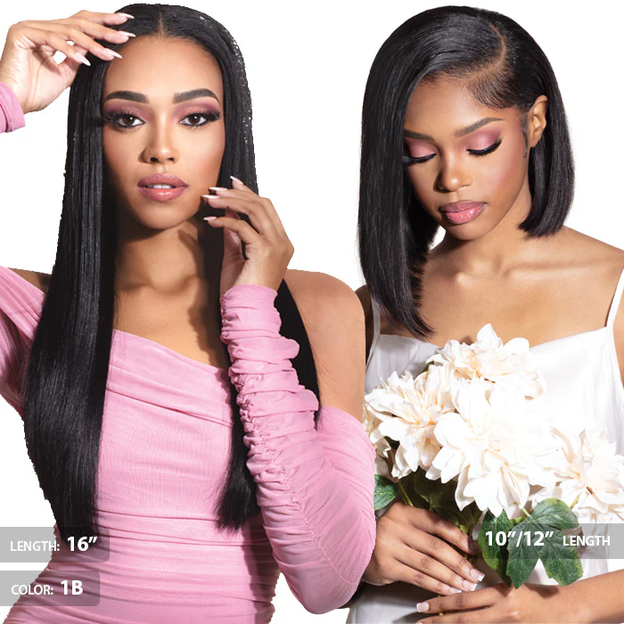 Shake N Go Dahlia 100% Human Hair Extensions Weave - YAKY 10/12/14/16/18 - Image 2