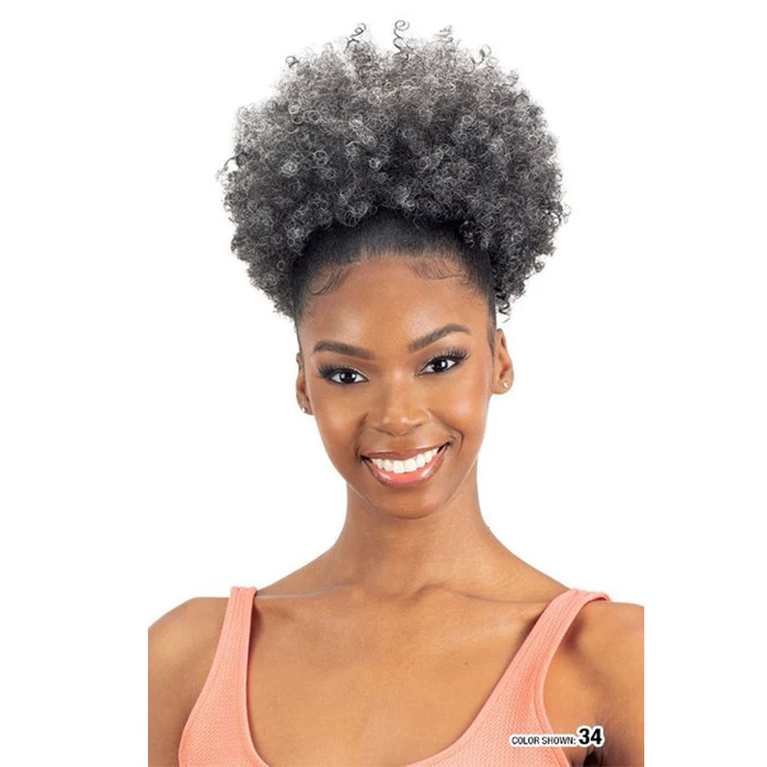 Shake-N-Go Drawstring Ponytail - AFRO PUFF LARGE - Image 2