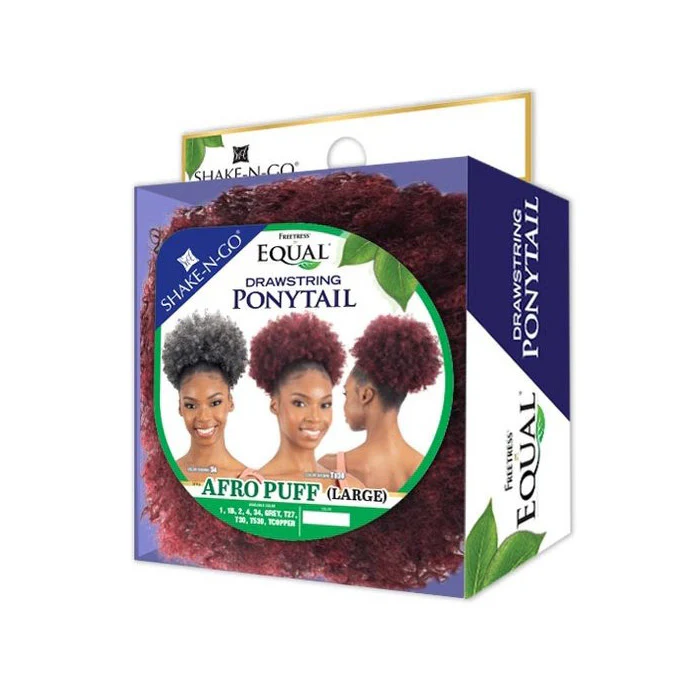 Shake-N-Go Drawstring Ponytail - AFRO PUFF LARGE - Image 4