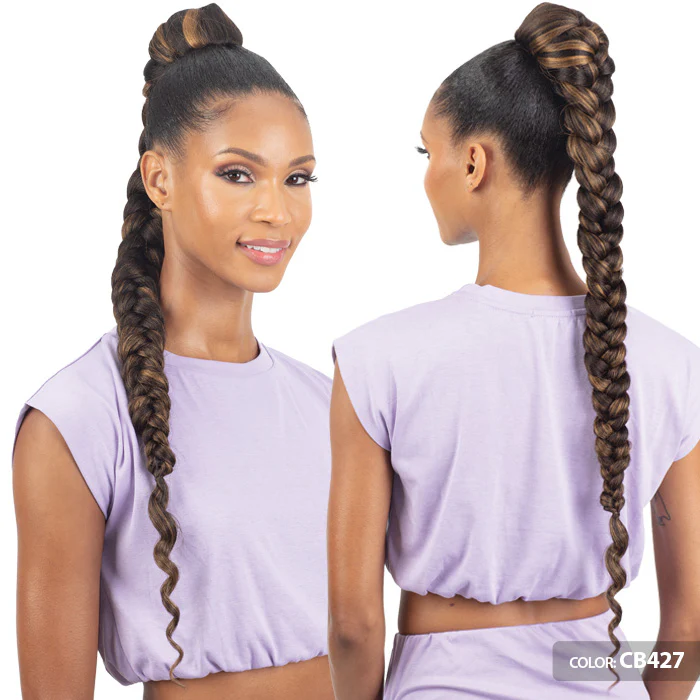 Shake N Go Equal Goddess Box Drawstring Ponytail - JUMBO BRAID GODDESS PONYTAIL 30" - Image 5