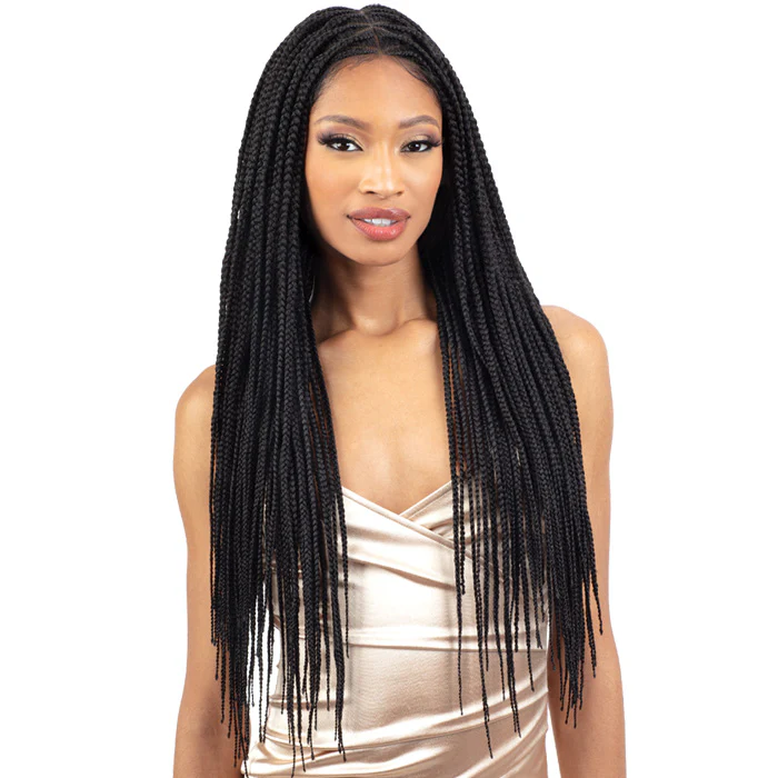 Shake N Go Equal HD Braided Whole Lace Wig - DIAMOND PART BRAID 30 - Image 3