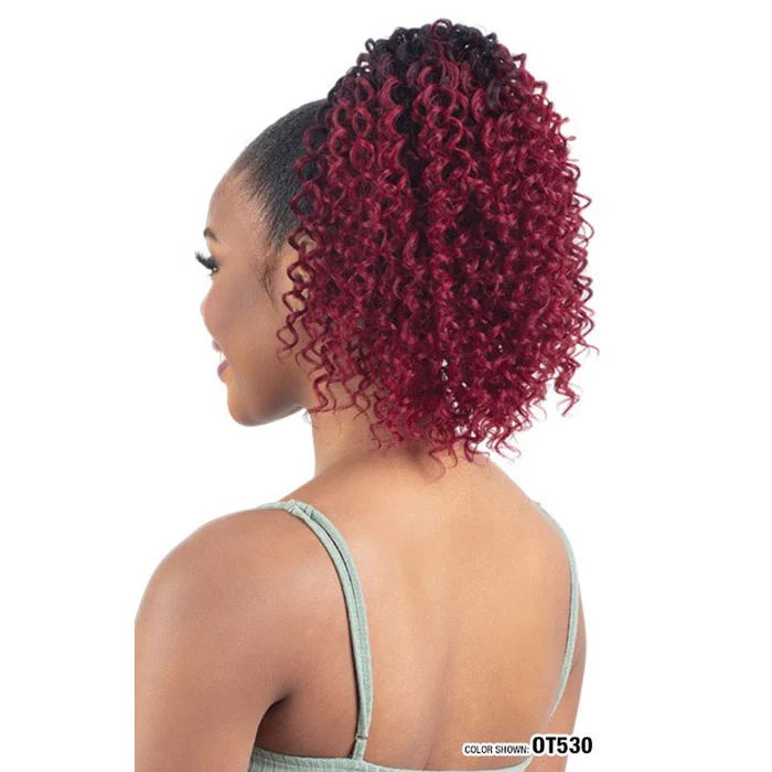 Shake N Go Equal Lite Drawstring Ponytail - COOL WATER 12" - Image 3