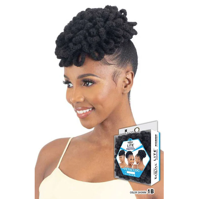 Shake N Go Equal Lite Drawstring Ponytail - PETAL LOC - Image 3