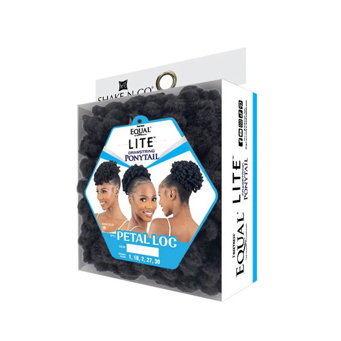 Shake N Go Equal Lite Drawstring Ponytail - PETAL LOC - Image 4