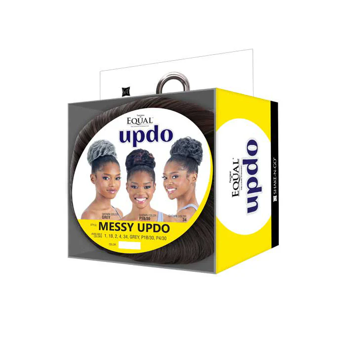 Shake N Go Equal Updo Bun - MESSY UPDO - Image 5