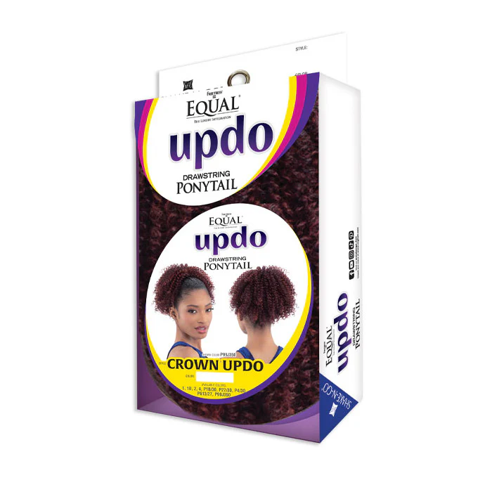 Shake N Go Equal Updo Drawstring Ponytail - CROWN UPDO - Image 5