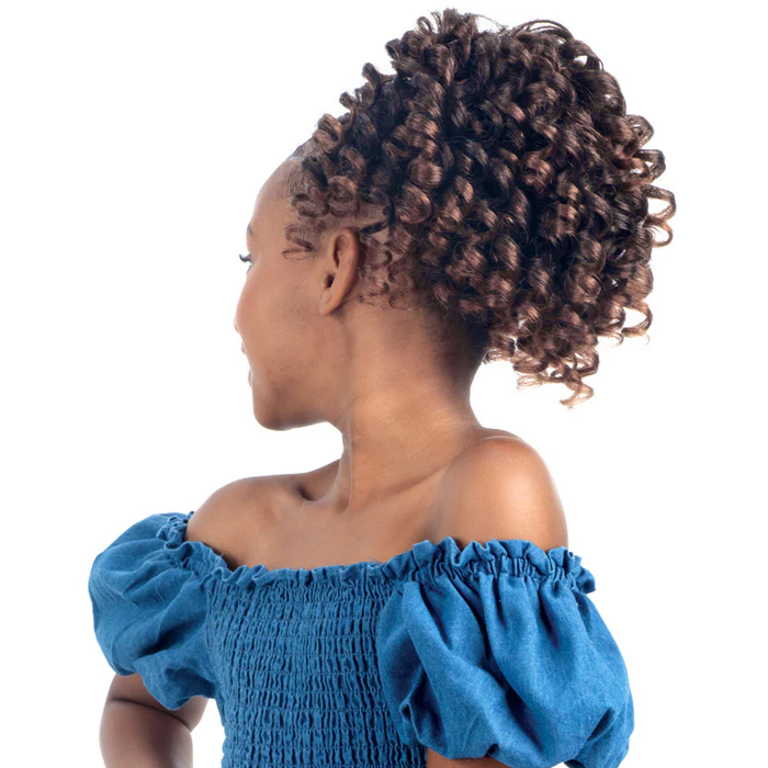 Shake N Go for Kids Drawstring Ponytail - SPIRAL CURLY - Image 2
