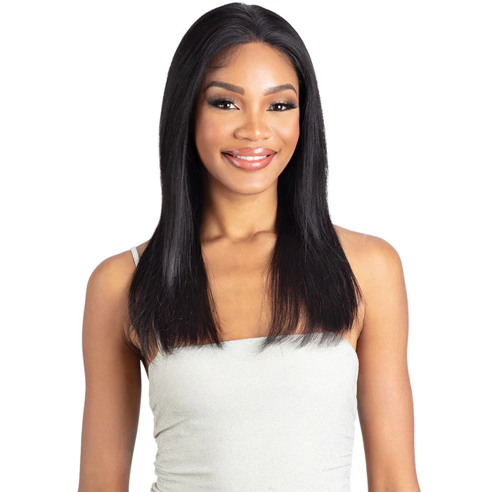 Shake N Go Glossy 100% Virgin Remy Hair Glueless 13x5 HD Lace Frontal Wig - STRAIGHT 20"