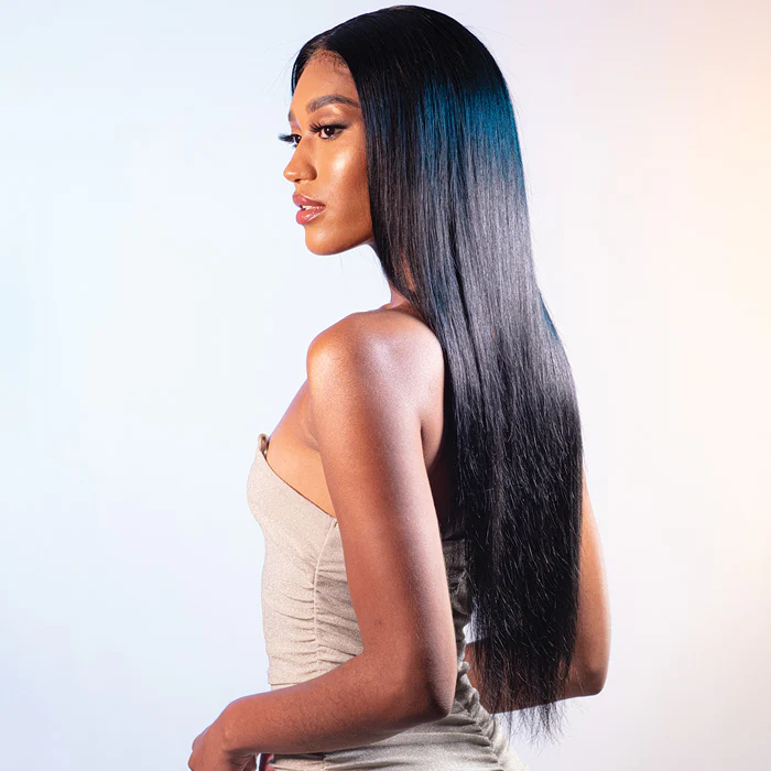 Shake N Go Glossy 100% Virgin Remy Hair HD 4x4 Lace Closure - 4x4 STRAIGHT 12"/16" - Image 2