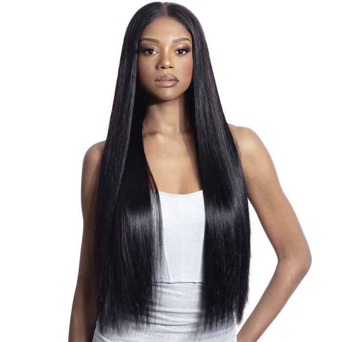 Shake N Go Glossy A+ 100% Remy Human Hair 2X6 HD Lace Closure - YAKY STRAIGHT 10/12" - Image 2