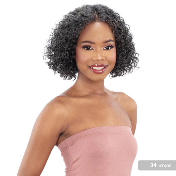 Shake N Go Golden 100% Human Hair Glueless 5" Deep HD Lace Front Wig - KAIA - Image 2
