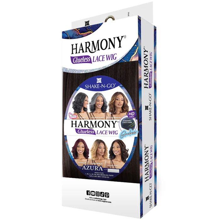 Shake N Go Harmony Glueless 5" Part HD Lace Wig - AZURA - Image 5
