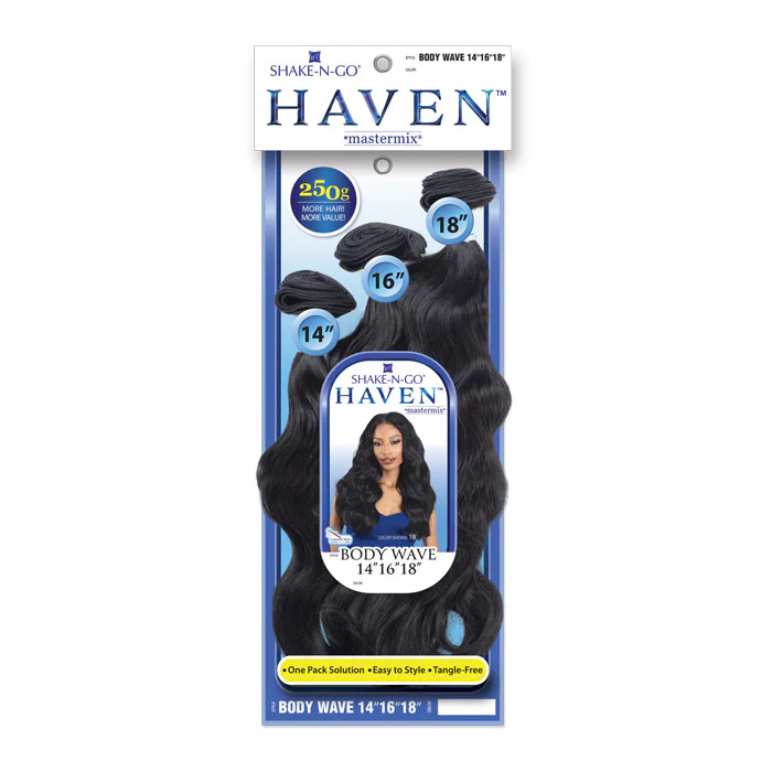 Shake N Go Haven Weave - 3X BODY WAVE 14/16/18" (Multi Pack) - Image 3