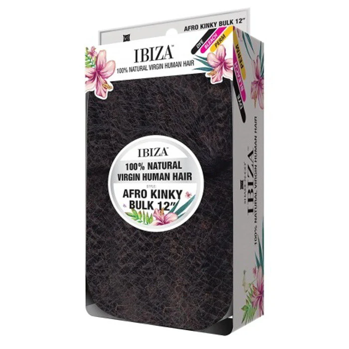 Shake N Go Ibiza 100% Natural Virgin Human Hair Braids - AFRO KINKY BULK 12"/16"