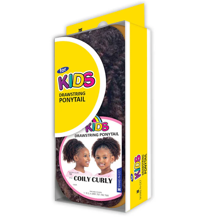 Shake N Go for Kids Drawstring Ponytail - COILY CURLY - Image 3