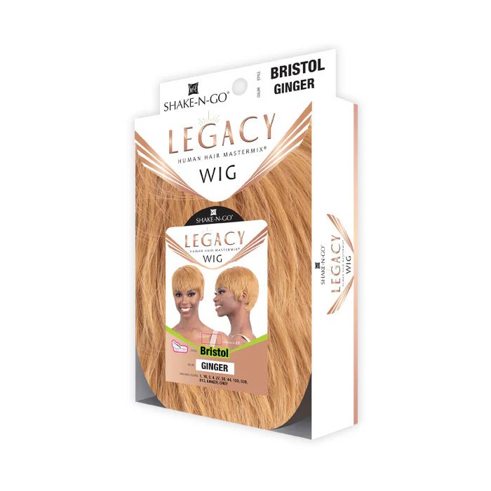 Shake N Go Legacy Human Hair Blend Full Wig - BRISTOL - Image 9