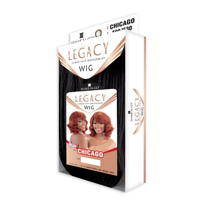 Shake N Go Legacy Human Hair Blend Full Wig - CHICAGO - Image 8
