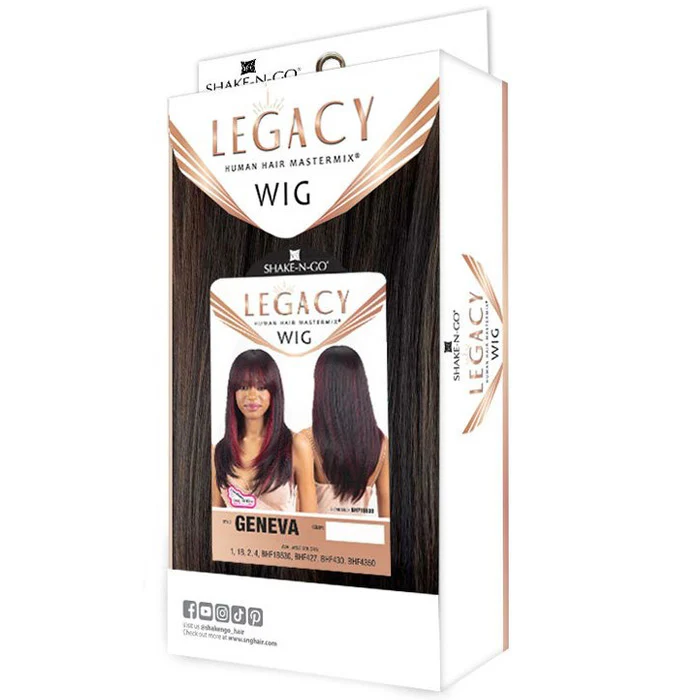 Shake-N-Go Legacy Human Hair Blend Full Wig - GENEVA - Image 5