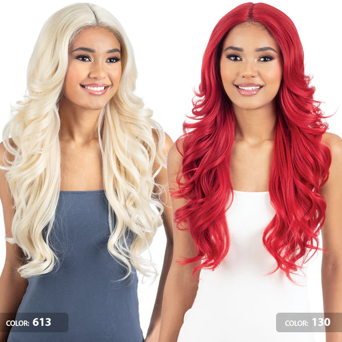Shake N Go Legacy Human Hair Blend HD Deep Parting Lace Front Wig - FARRAH - Image 3