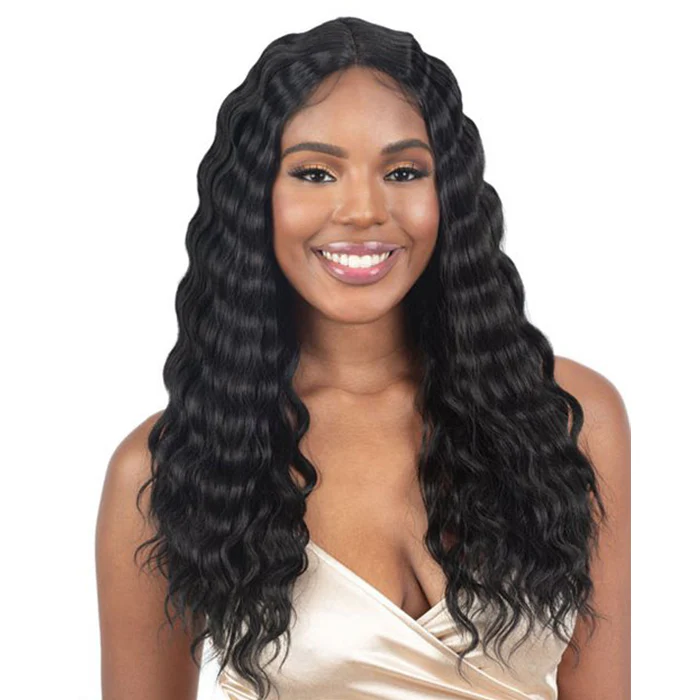 Shake N Go Legacy Human Hair Blend HD Deep Parting Lace Front Wig - FLUTTER - Image 3