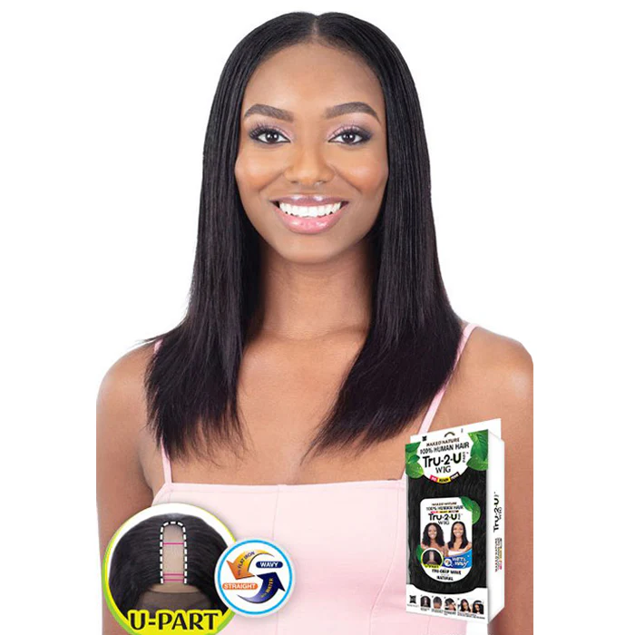 Shake N Go Naked 100% Human Hair Wet & Wavy U Part Wig - TRU DEEP WAVE - Image 2
