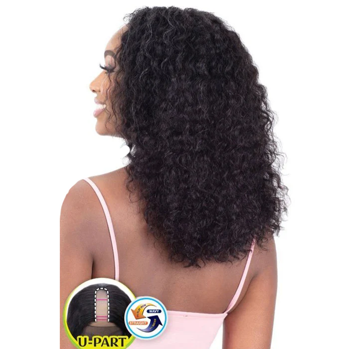 Shake N Go Naked 100% Human Hair Wet & Wavy U Part Wig - TRU DEEP WAVE - Image 4