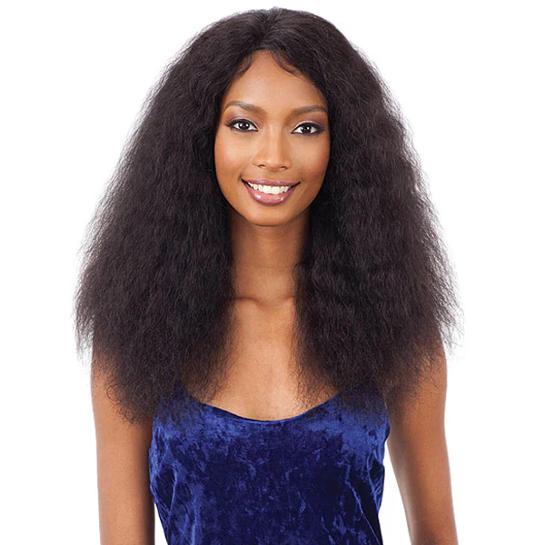 Shake N Go Naked Brazilian Natural Unprocessed 100% Human Hair Lace Parting Front Wig - DEEP CURL - Image 2