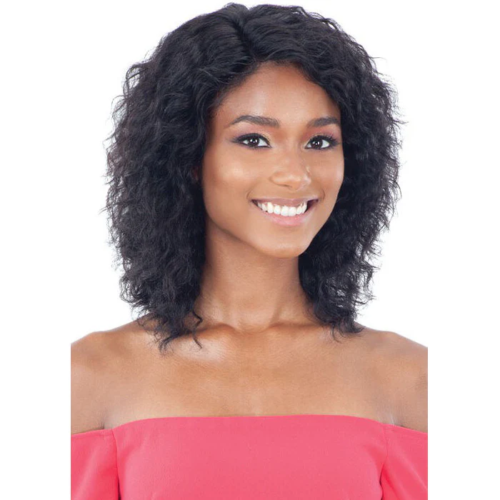Shake N Go Naked Brazilian Wet & Wavy 100% Human Hair 5" Deep Parting Lace Front Wig - CRYSTAL WAVE