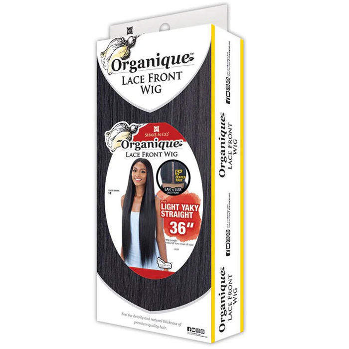 Shake N Go Organique 5" Deep Lace Front Wig - LIGHT YAKY STRAIGHT 36 - Image 7