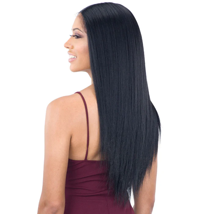 Shake N Go Organique 5" Deep Parting Lace Front Wig - LIGHT YAKY STRAIGHT 24" - Image 3