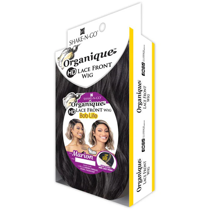 Shake N Go Organique Bob Life HD 5" Deep Parting Lace Front Wig - MARION - Image 7