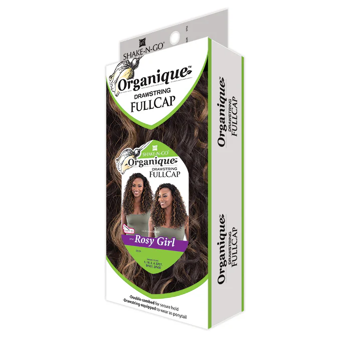 Shake N Go Organique Drawstring Full Cap Wig - ROSY GIRL - Image 4