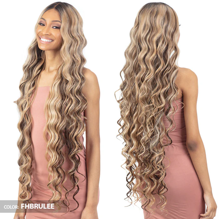 Shake N Go Organique HD 5" Deep Parting Lace Front Wig - ACCENT CURL 38" - Image 4