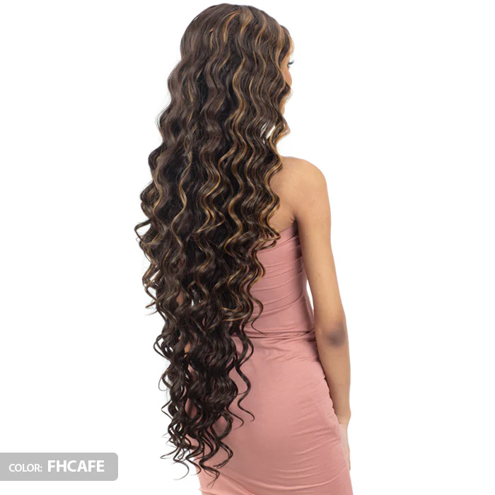 Shake N Go Organique HD 5" Deep Parting Lace Front Wig - ACCENT CURL 38" - Image 5