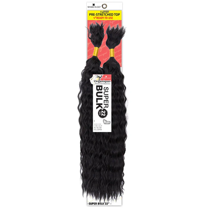 Shake N Go Organique Human Hair Blend Braids - SUPER BULK 18"/22" - Image 2