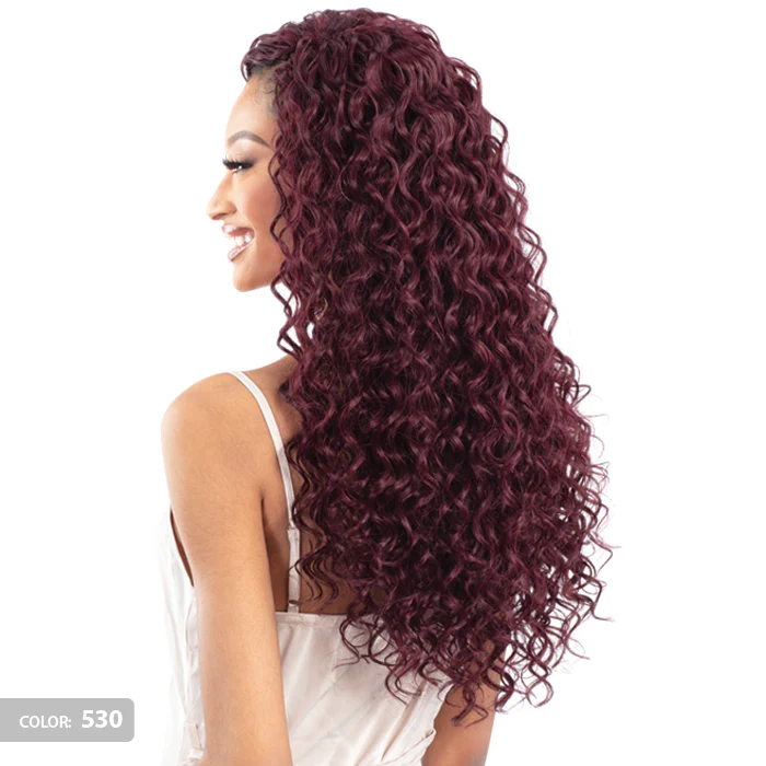 Shake N Go Organique Human Hair Blend Weave - SUNSET CURL 24" - Image 2
