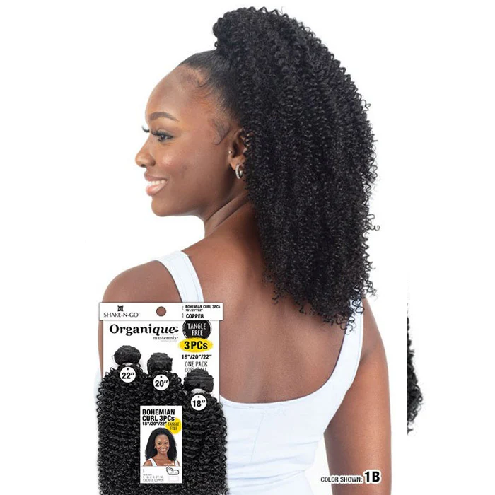 Shake-N-Go Organique MasterMix Weave - BOHEMIAN CURL 3pcs (14"16"18") / (18"20"22") - Image 5