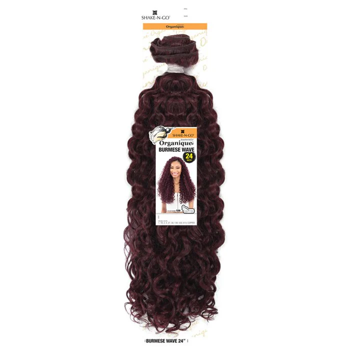 Shake-N-Go Organique MasterMix Weave - BURMESE WAVE 24" - Image 3