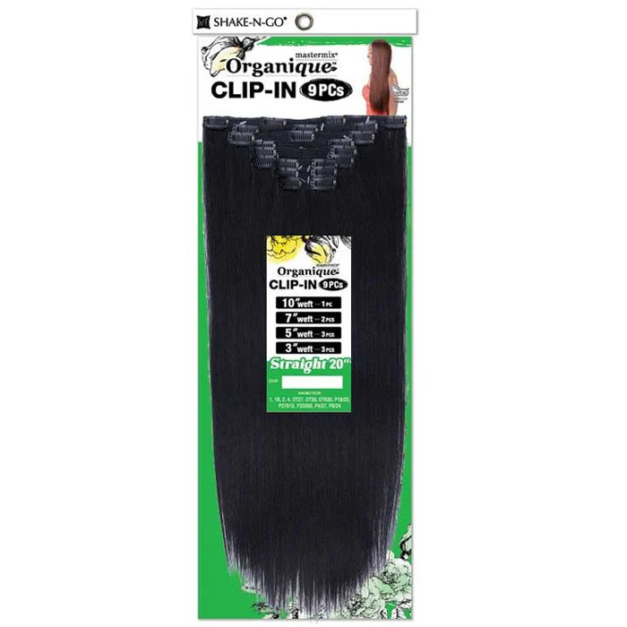 Shake-N-Go Organique Mastermix Weave CLIP IN 9PCS - STRAIGHT 20"- 24" - Image 2