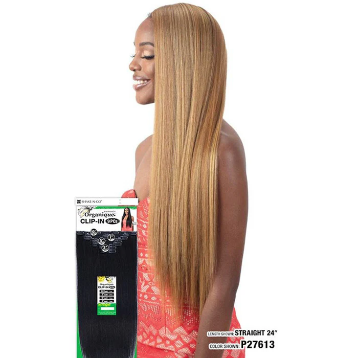 Shake-N-Go Organique Mastermix Weave CLIP IN 9PCS - STRAIGHT 20"- 24" - Image 4