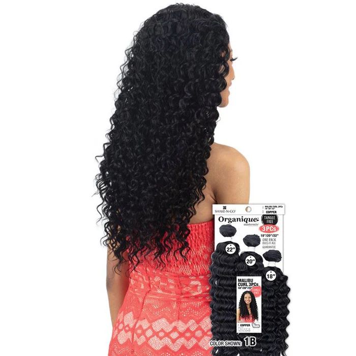 Shake-N-Go Organique MasterMix Weave - MALIBU CURL 3pcs (18"/20"/22") - Image 2