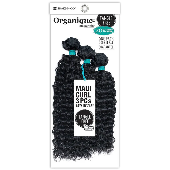 Shake-N-Go Organique Mastermix Weave - MAUI CURL 3PCS 14/16/18" - Image 4
