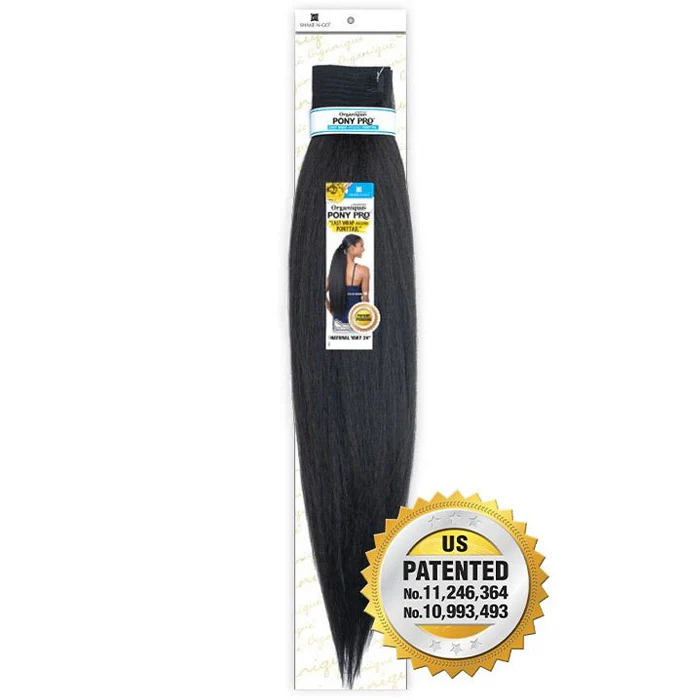 Shake N Go Organique Pony Pro Ponytail - NATURAL YAKY 24"-32" - Image 5