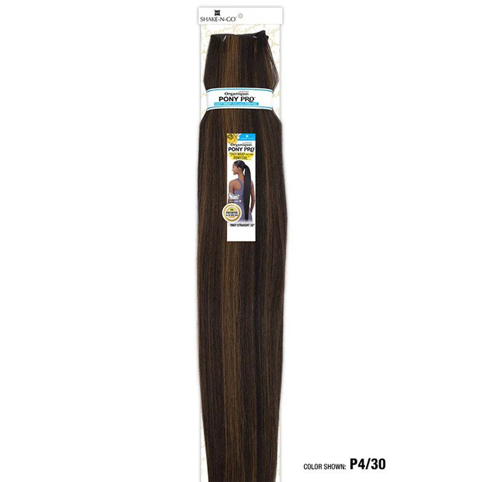 Shake N Go Organique Pony Pro Ponytail - STRAIGHT YAKY 32" - Image 4