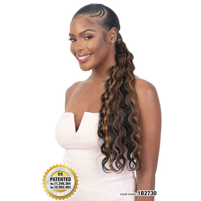 Shake N Go Organique Pony Pro Ponytail - WAVY CRIMP CURL 22" - Image 3