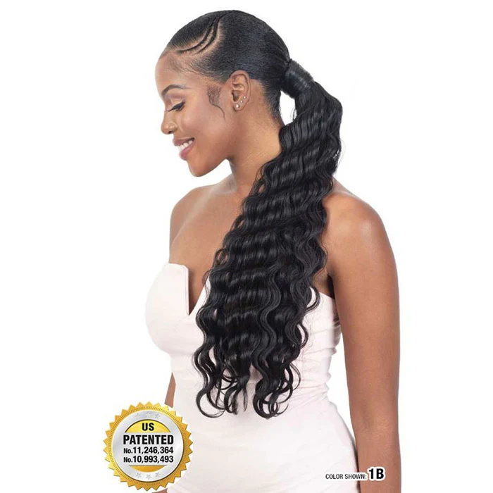 Shake N Go Organique Pony Pro Ponytail - WAVY CRIMP CURL 22" - Image 6