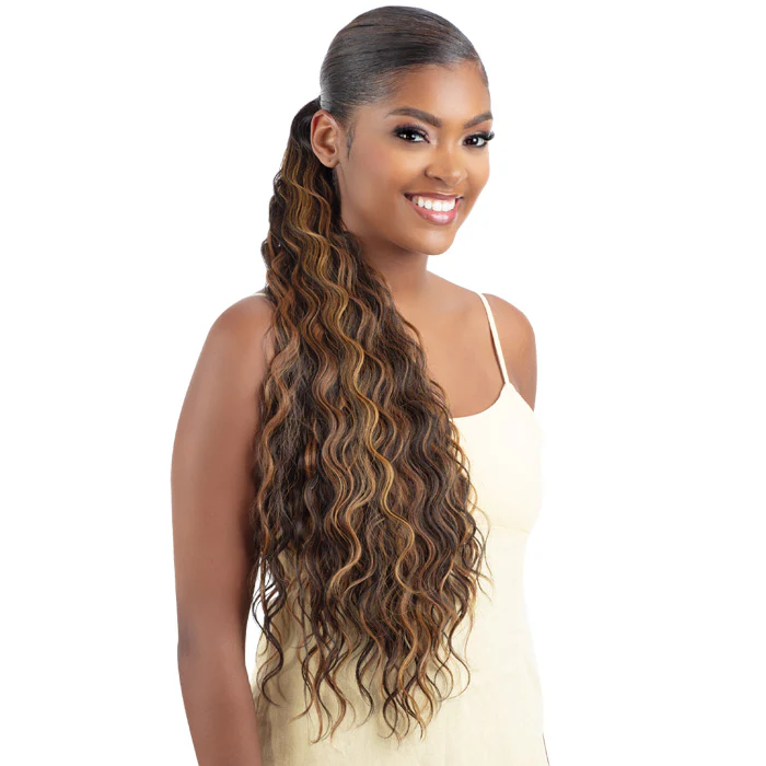 Shake N Go Organique Pony Pro Weave Ponytail - BREEZY WAVE 26" - Image 2