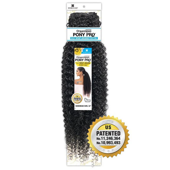Shake-N-Go Organique Pony Pro Wrap Ponytail - BOHEMIAN CURL 32" - Image 3